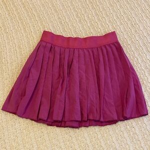 Pink Pleated athletic Skort